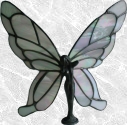 Stained Glass Butterfly Lady