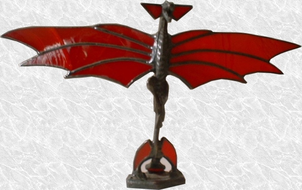 3-D Stained Glass Dragon