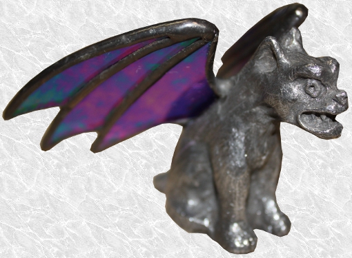 3-D Stained Glass Gargoyle