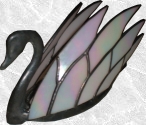 Stained Glass Swan