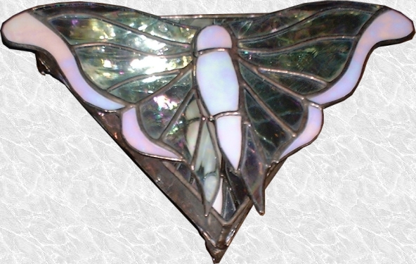 3-D Stained Glass Butterfly Box