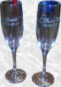 Etched Wedding Glasses