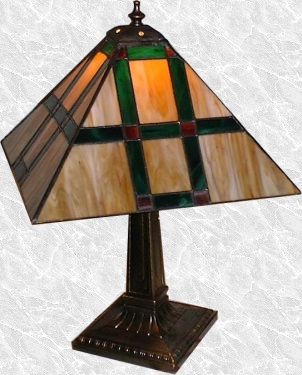 Stained Glass Prairie Style Lamp Shade