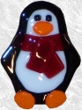 Penguin Fused Glass Ornaments