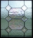 Stained Glass Geometric Panel