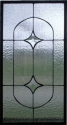 Stained Glass Geometric Panel