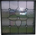 Stained Glass Geometric Panel