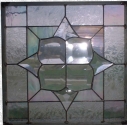 Stained Glass Geometric Panel