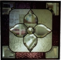 Stained Glass Large Bevel Cluster Panel
