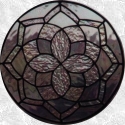 Stained Glass Circle Panel