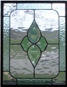 Stained Glass Geometric Panel