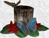 Stained Glass Candle Shelters