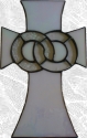 Stained Glass Wedding Cross