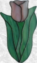 Stained Glass Tulip Suncatcher