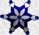 Stained Glass Snowflake