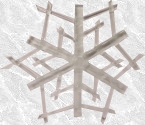 Fused Glass Snowflake