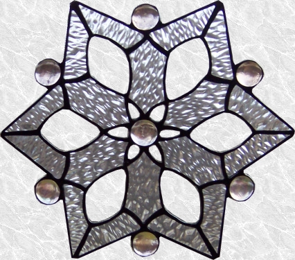 Stained Glass Snowflake