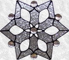 Stained Glass Snowflake