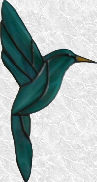 Stained Glass Hummingbird